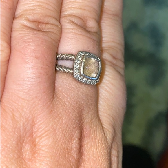 Petite Albion David Yurman Ring with Morganite - Picture 4 of 6